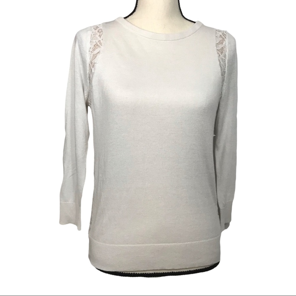 Ann Taylor sweater off white sweater